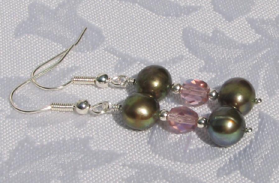 Beautiful pearl earrings