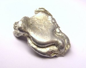 Tin is one of the base, alchemical metals with a crystalline structure.